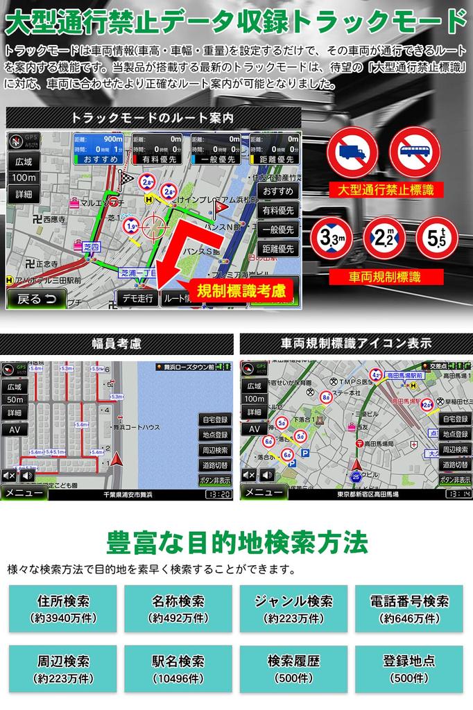 DreamMaker a Portable Navigation System with a Truck and It Features 2022 Zenrin 16GB Pivot Michibiki and a Backup Compatible with PN1102ATP,
