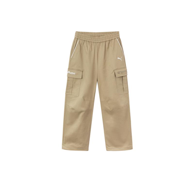 Kids PUMA Knitted Sweatpants Sand Khaki 50401 353325108103-50401 120