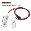 ACROPIX Lichtquelle Leuchte für DIY Auto 6mm 2W LED Aluminium Weiß 1 Stück