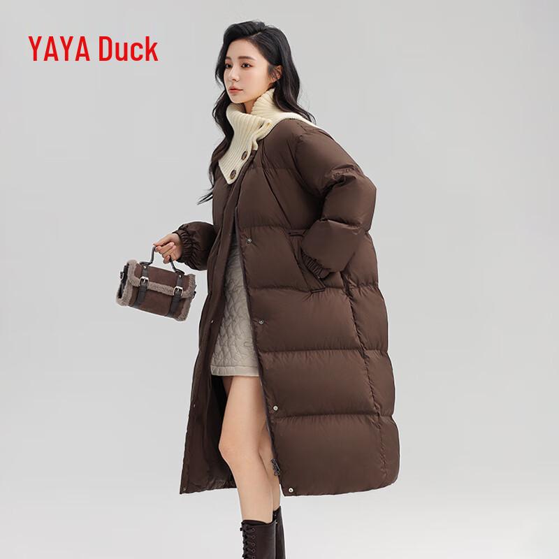 Yaya Women's Hooded Mid-Length Down Jacket