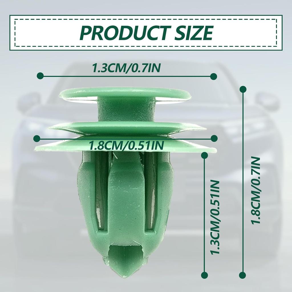 30PCS Door Panel Clip Interior Trim Clip Door Lining Trim Panel Clips Nylon Retainer Clips Car Trim Panel Clips 91560-SZW-003 Compatible with Odyssey