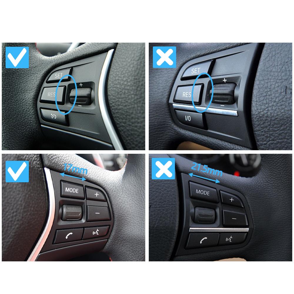 5/7/9PCS Car Steering Wheel Button Set Control Switch Keys For BMW F10 F11 F20 F22 F02 F06 F12 F07 F30 F15 F16 F25 F26 F26 F32