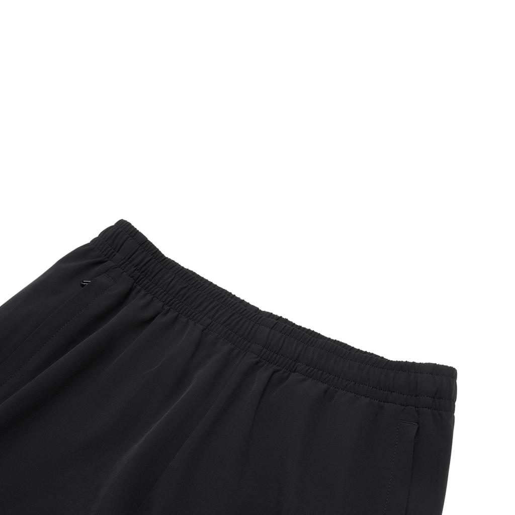 Li Ning Fitness Series Solid Color Quick Dry Knitted Sports Pants Women Pants Black AYKU466-1