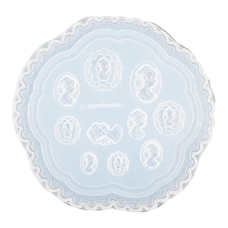 Nail Art Arc Decorative Mold Nail Art Making Tool Silicone Carving Template Mold