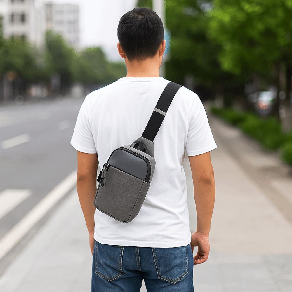 Waterproof Crossbody Slings Bag Portable Mini Chest Bag Multi-function Messengers Bag  Cycling
