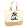 Cabas - PLANETEE - J’peux Pas Je Suis Architecte - Coton Lourd Premium - Fond Jute 48×37×13 Cm - Impression DTG