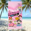 Cartoon Flying Little Policewoman Microfiber Beach Towel Quick-Drying Water-Absorbing Children'S Swimming Bath Towel Travel Portable Large Ruler