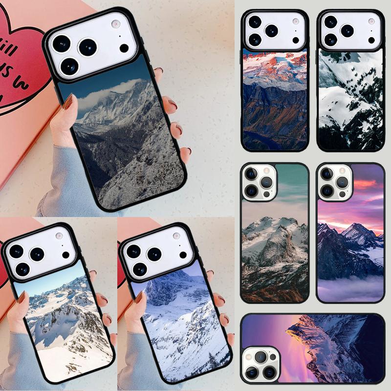 Schneeige Winterberg Handyhülle Für Apple iPhone 17 Air 16E 15 14 Plus 13 12 11 Pro Max Mini Funda Cover