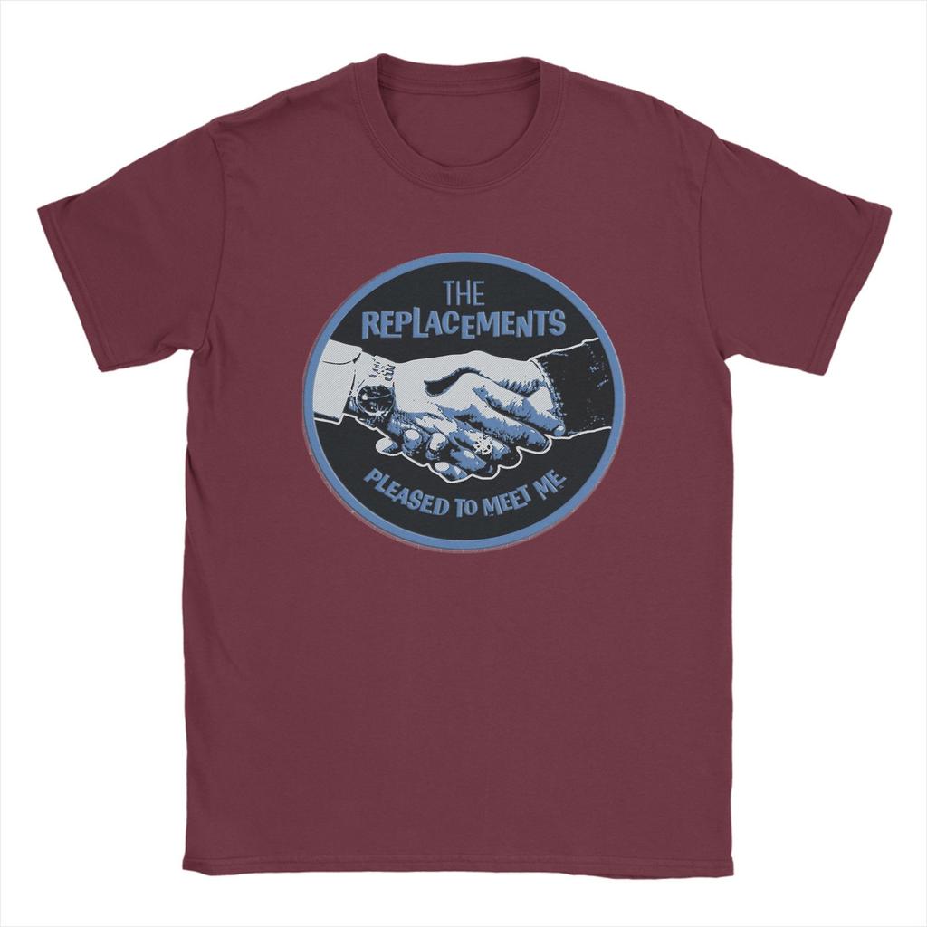 The Replacements T Shirts Men's  100% Cotton Creative T-Shirt Crew Neck  Tees Short Sleeve Tops New Arrival
