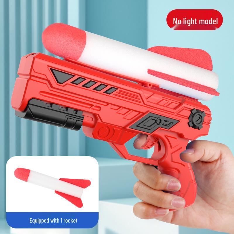 Handheld Light-up Foam Airplane Catapult Toy for Kids & Parents