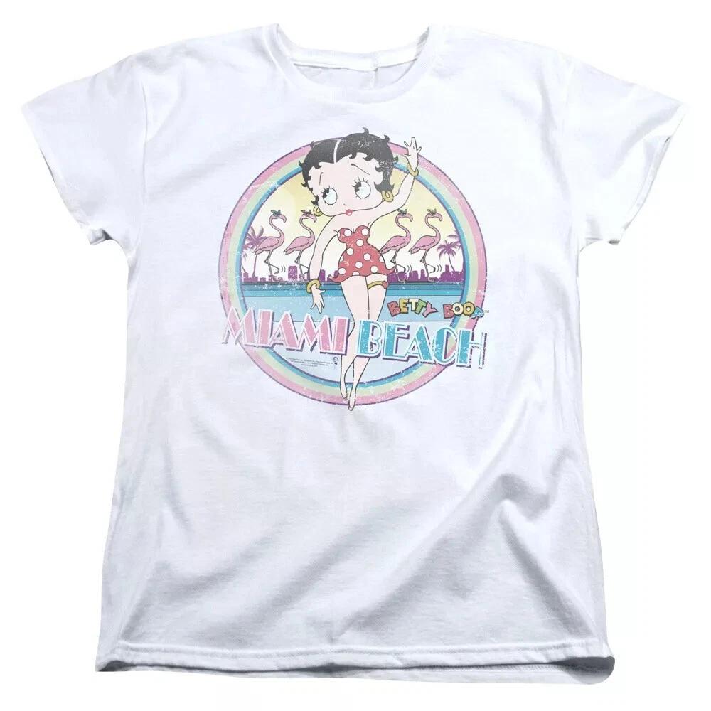 Betty Boop  Miami Beach  Women s T-Shirt M