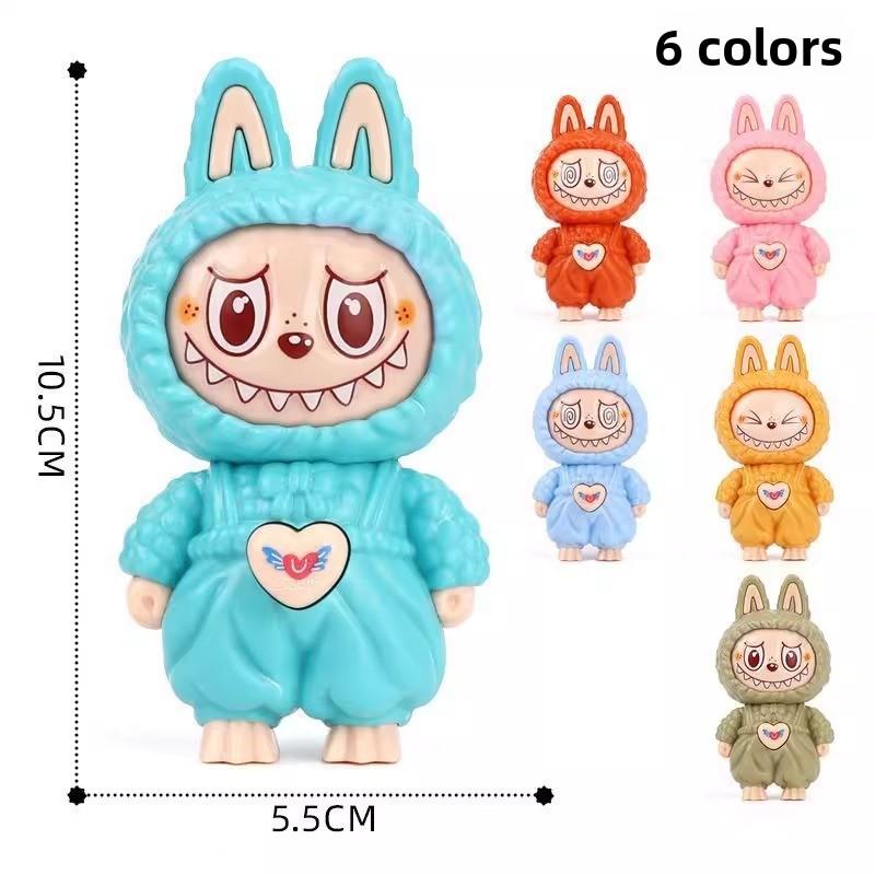 Labu Cloth Face-changing Doll Toy Pendant Gift Keychain Ornament Children's Decompression Toy