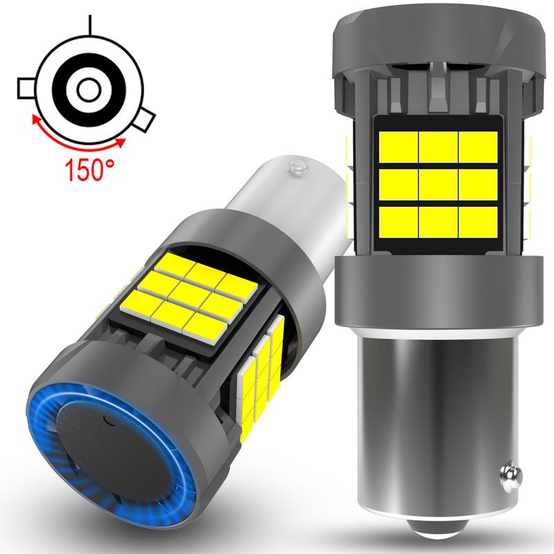 

Katur 2pcs BAU15S py21w Led Car Light PY21W Bulb Replacement Tail Stop Parking RV Lights DC 12V Plug and Play For Nissan Altima 1156 BAU15S PY21W оранжевый