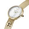 Watch SMALL LOGO White Pearl Dial Stainless Steel Mineral Glass Quartz Daily Waterproof 32MM China Watch WW00022001L2 Gold [Furla] Women's [Item]