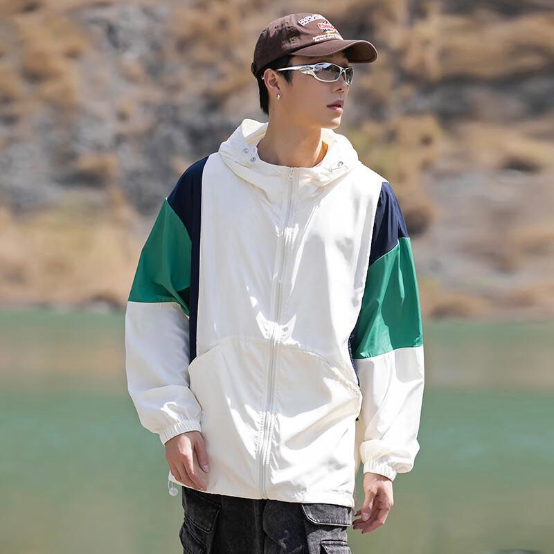 Men s Hooded UPF50+ Outdoor Fishing Sun Protection Shirt L