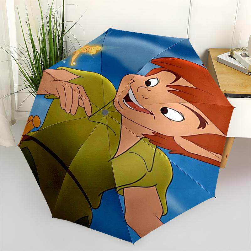 

Tinker bell Themed Travel Umbrella-8 Ribs Automatic Opening and Closing, Portable Folding Design, Compact and Stylish Umbrella