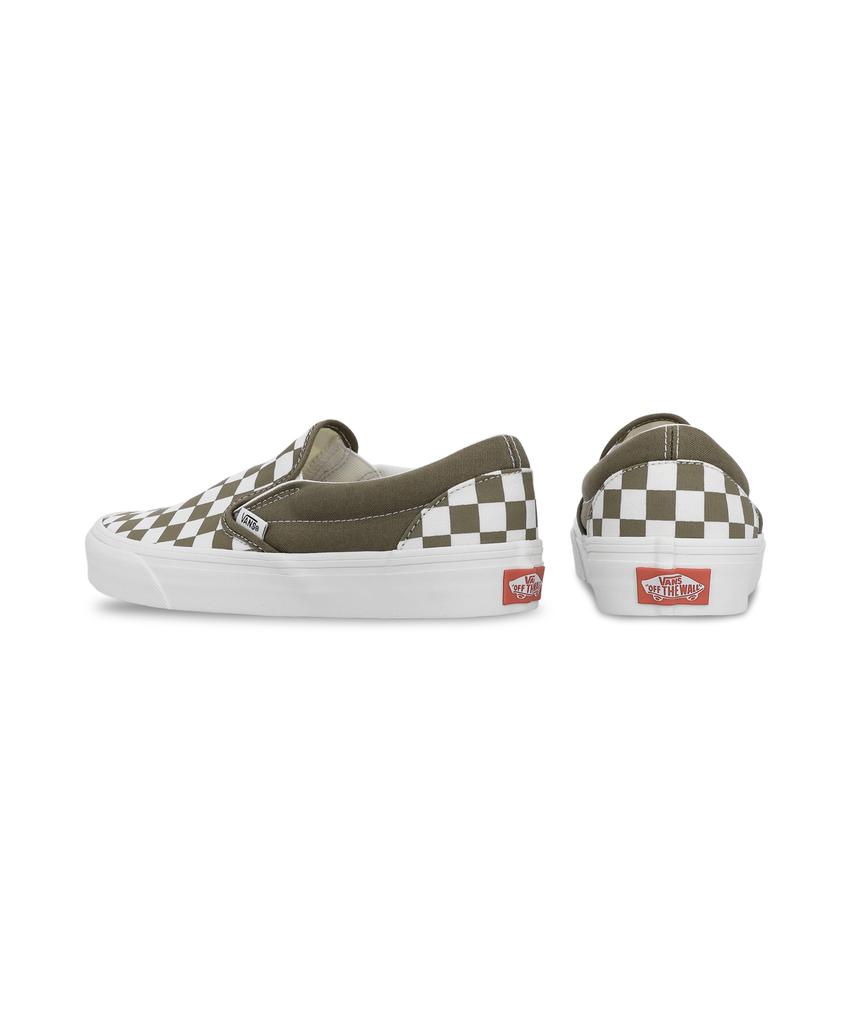 Vans Classic Slip-On - (Color Theory) Checkerboard Olive Brown / Vn000Z7Aovb1