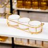 Luxury Compartmentalized Fruit and Snack Tray for Home Display