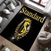 STD Liège Logo Carpet Rug for Living Room Bedroom Home Sofa Decoration,Kids Play Nonslip Floor Mat