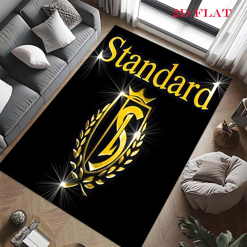 STD Liège Logo Carpet Rug for Living Room Bedroom Home Sofa Decoration,Kids Play Nonslip Floor Mat