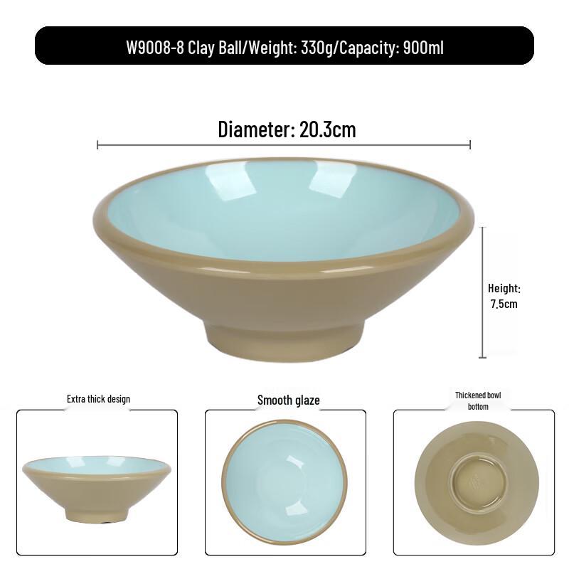 Commercial Melamine Noodle & Soup Bowl