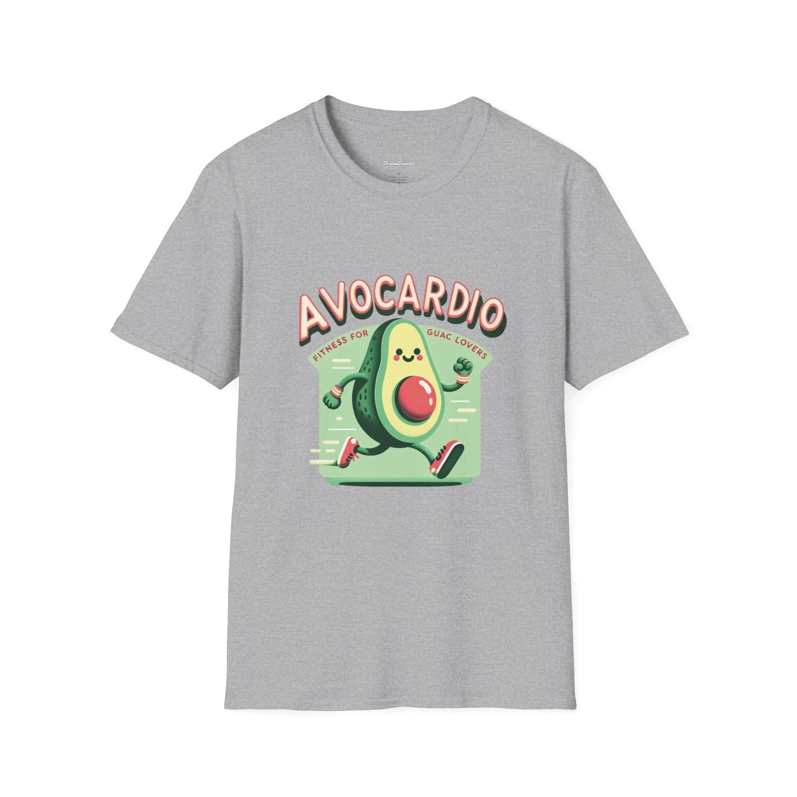 Avocardio Fitness T-Shirt, Guac Lovers Tee, Funny Workout Shirt, Fitness Gift, 3XL