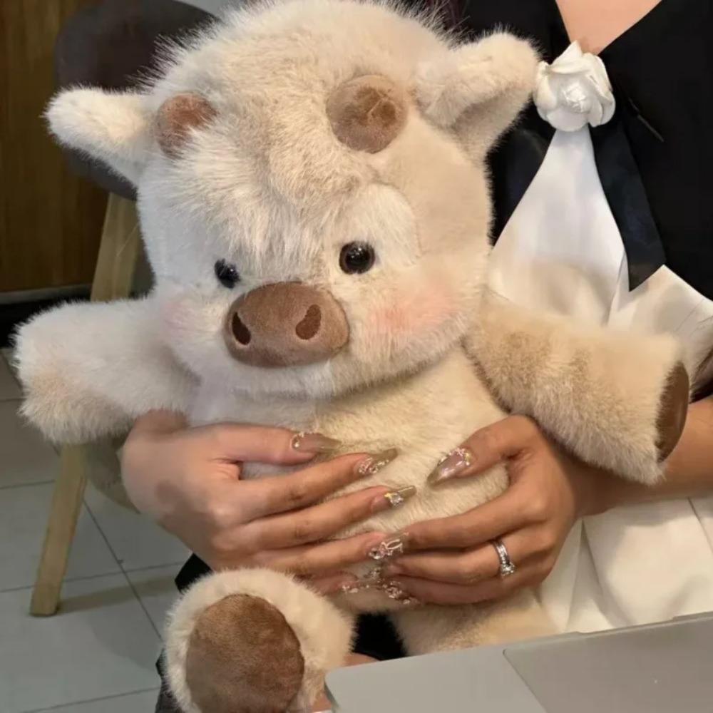 40cm Cute West Highland Calf Plush Toys Creative Run Fast Cartoon Soft Stuffed Animal Babys Appease Doll Pendat for Kid Gifts