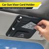 Car Sun Visor Card Holder Multifunctional For Citroen C4 C3 C5 C1 C2 Berlingo Celysee Cactus Picasso Aircross Saxo Grand