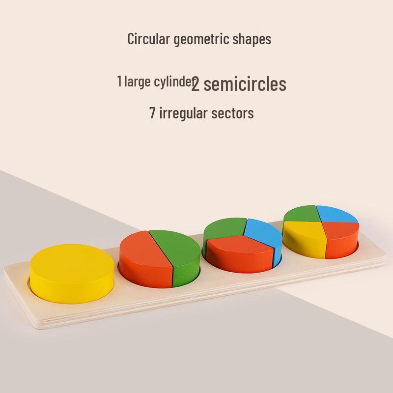 

Монтессори Геометрические Фигуры Сортировочные Блоки: Развивающий набор для раннего обучения для младенцев и малышей.