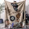 A-alex Warren Throw Soft Flannel Throw Summer Blanket Lightweight Cozy Nap Blanket for Sofa Bed Travel