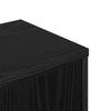 Wall Corner Shelf Black Oak 48 x 48 x 120 cm Engineered Wood
