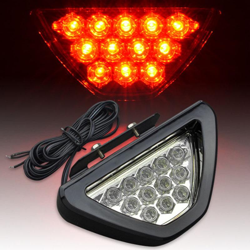 Universal LED Triangle Brake Light for Cars & Motorcycles