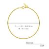 Lala Christie 18k Gold Mulberry Chain Women's Bracelet, 1.4mm Wide, 18cm, lb97-0012-yg