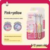 Kids' Three-Sided Soft Bristle Toothbrush for Thorough Cleaning