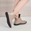 Women's Spring and Autumn Short Tube Waterproof Shoes Rain Shoes Non-slip Warm Rain Boots Car Wash Kitchen Thickened Wear-resistant Rubber Shoes