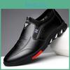 Mens Casual Leather Shoes Spring 2024 Mens Shoes Comfortable Silp On Work Shoes Male Soft Nonslip Loafers Summer Flat Shoes