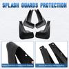 Black for Buick Envision S 2024-2025 Fender Mudflaps PP Splash Guard Mud Flaps Front and Rear Wheels Fender
