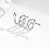 Niche Serpentine Wrapped Ear Clip Niche Light Luxury High End Spirit Snake No Ear Hole Ear Bone Clip Ear Hanging Earrings