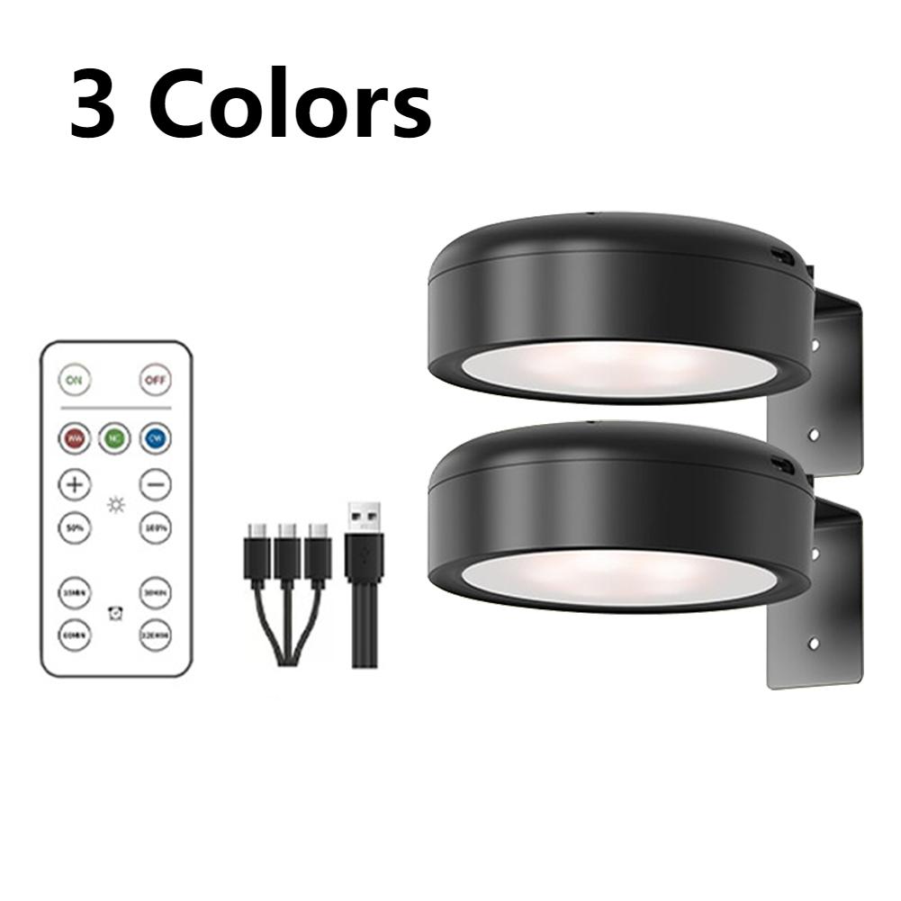 2/3Pcs Picture Lights for Wall Rechargeable Poster Lights Dimmable Wall Decor Light 3 Lighting Modes for Picture Frame Paintings