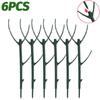 3/24PCS Twig Plant Support Brackets Stackable Green Plants Growth Stakes Detachable Monstera Climbing Stakes for Indoor Outdoor