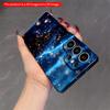 2DFlat Samsung Phone Case Cosmic Sparkle Blue Waves Applicable To Galaxy S22 S23 S24 S25ULTRA S26 A12 A13 A14 A15 A16