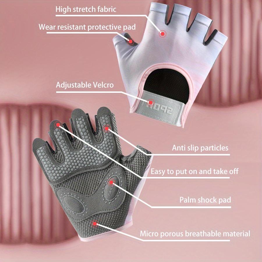 Sports and Fitness Gloves, Unisex, Semi Finger Breathable Equipment, Training Kettlebells, Bicycle Straps, Wrist Guards, Iron Ma