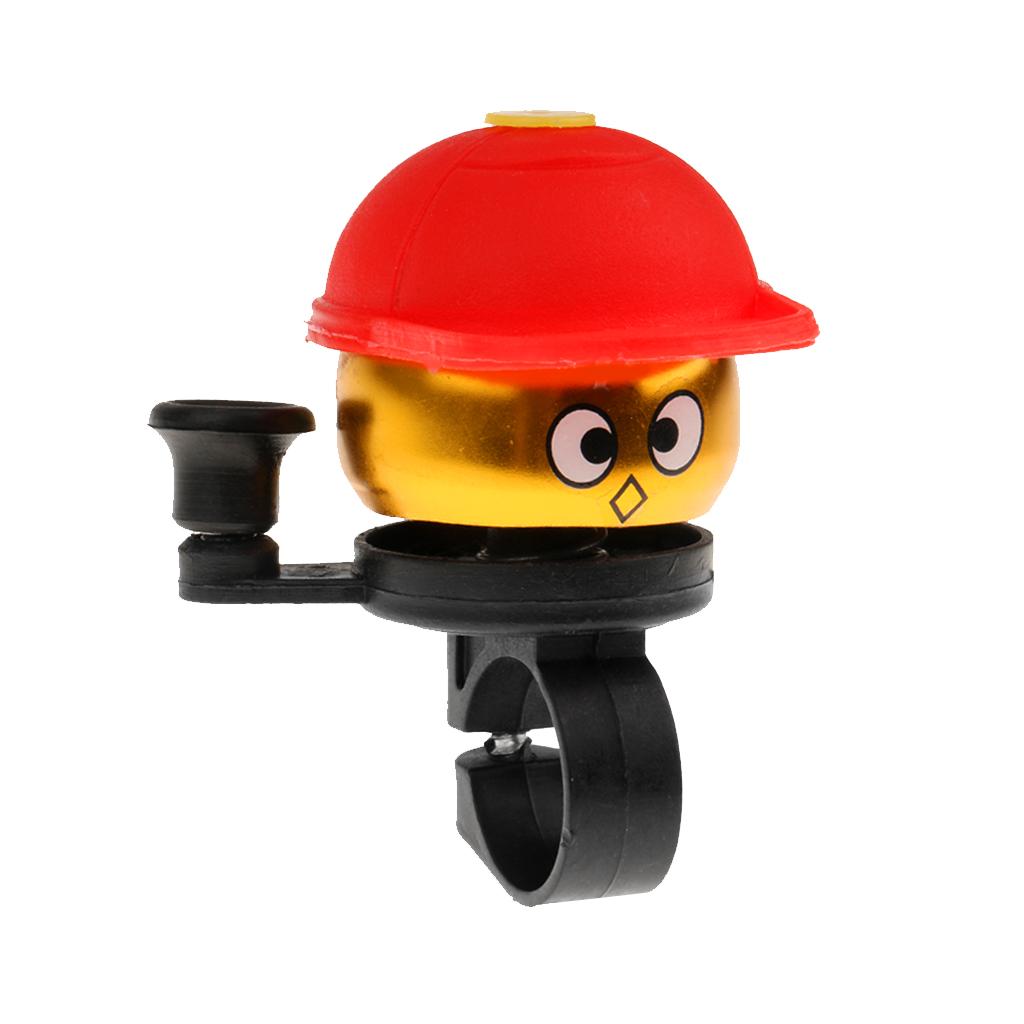 

Cute Boy Bicycle Ring Bell Cycle Handle Bar Sports Horns Alarm Bicycle Accessories for MTB Road Moutain Bike Green/Yellow/Red