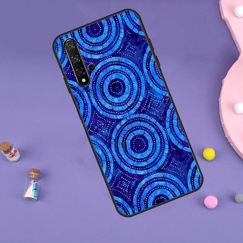 

African Wax Pattern Fabric For Huawei Nova 7i 8i 11i 12i 12s 9 10 SE Y60 Y61 Y70 Y72 Y73 Y90 Y91 P20 P40 P30 Lite Case Huawei Nova 10