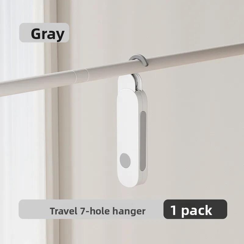Folding Clothes Hanger Travel Hangers Ultra Light Portable ABS Clothes Hanger Anti Slip Load-bearing Strong Home Outdoor Essential Suitable for Travel