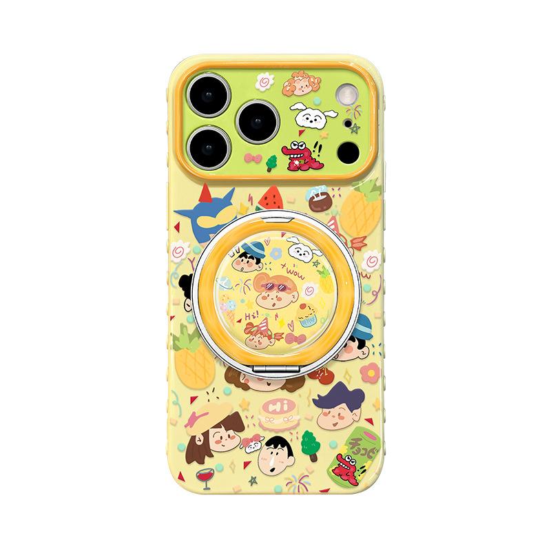 Xiaoxin family applies to Apple 17promax mobile phone case iphone16 rotating bracket 15 cute 14 couple 13