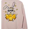 New Era 2023 Year Of The Rabbit Limited Edition Letter Rabbit Print Pullover Sweatshirt Unisex Sweatshirt Pink 13488934