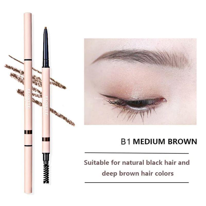 FLORTTE - 2 In 1 Eyebrow Pencil - 5 Colors (1-5)