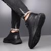 Fashion Non-Slip Warm Snow Boots Comfortable Outdoor Walking Boots for Men Fashion Sneakers New Men's Winter Boots Low Top Casual Shoes