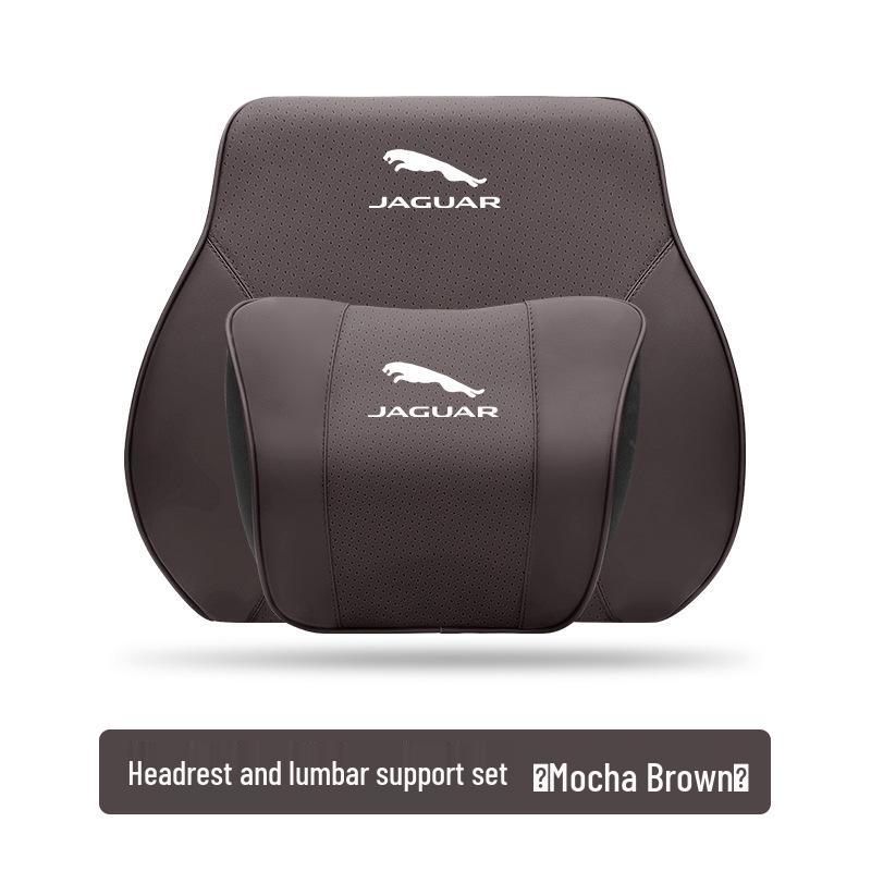 Compatible with Jaguar XEL, XFL, E-PACE, XE, XF, XJ headrests and neck pillows, interior trim accessories.